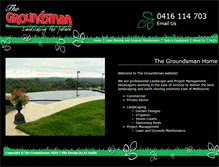 Tablet Screenshot of groundsman.com.au